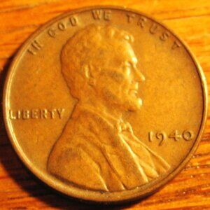 1940 P WHEAT PENNY